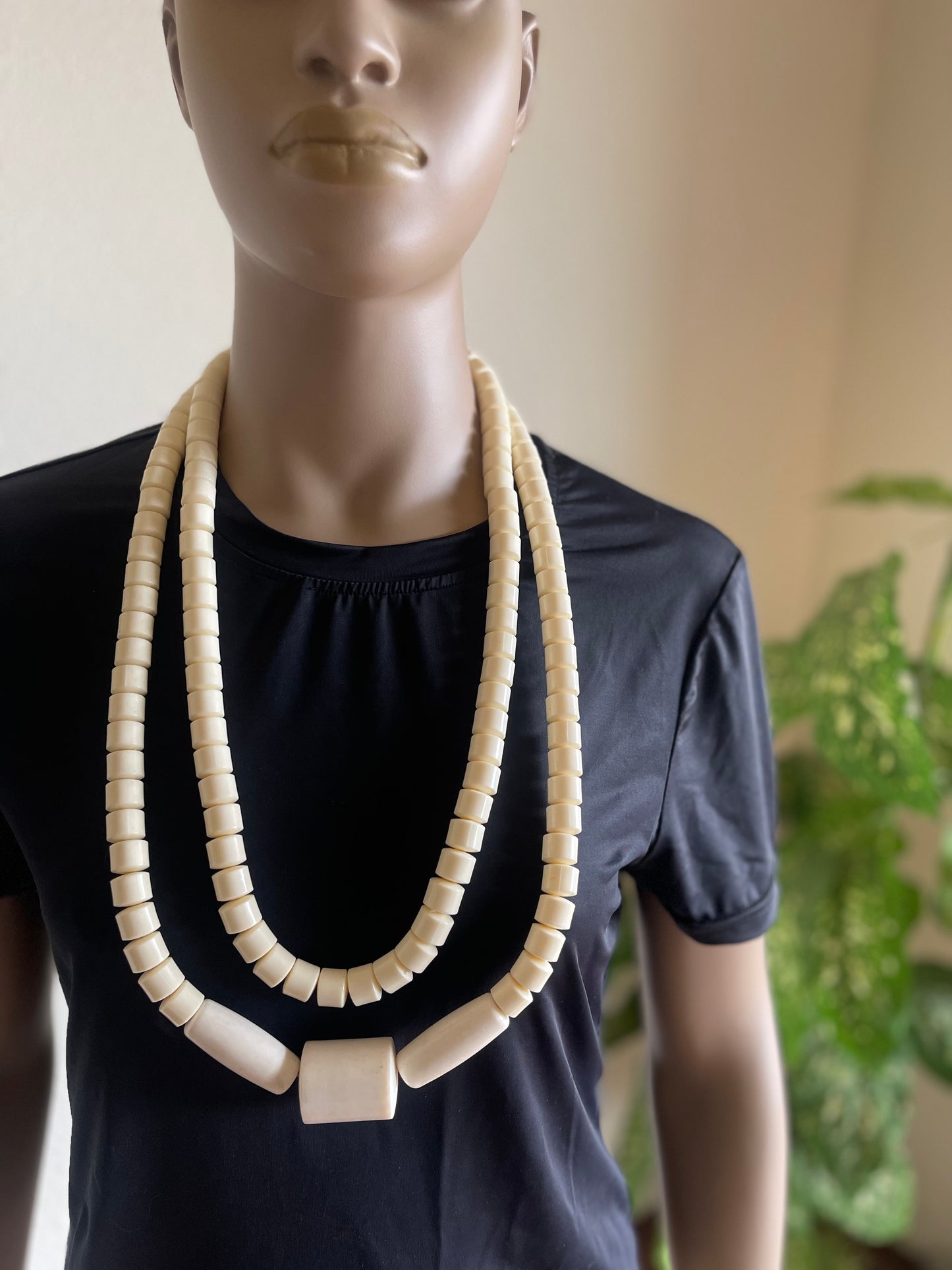 CORAL BEADS- IVORY